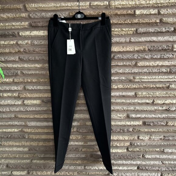 Armani Collezioni Black Straight Leg Cuffed Pants NWT $545 Size 6 - Picture 10 of 10